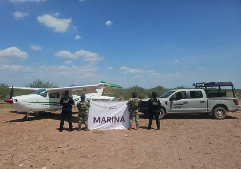 Interceptan avioneta con droga en Sonora: aterrizó en pista clandestina