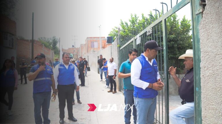 Recorrido del presidente municipal Leonardo Montañez en Calvillito