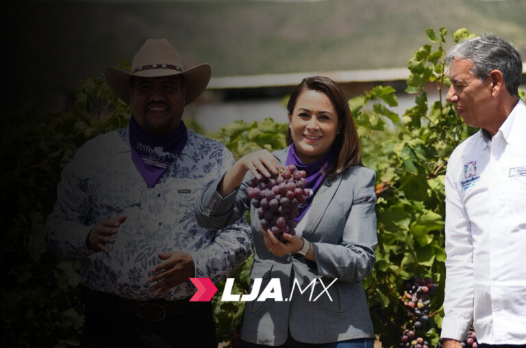 La gobernadora de Aguascalientes Teresa Jiménez encabeza el primer Festival de la Uva en Cosío