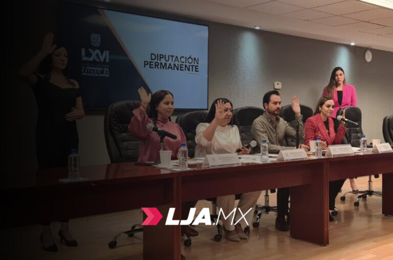 Diputación Permanente convocó a sexto periodo extraordinario de sesiones en Aguascalientes