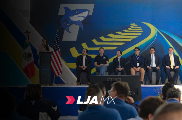 La gobernadora de Aguascalientes Teresa Jiménez inaugura nueva línea de producción en planta Tenneco