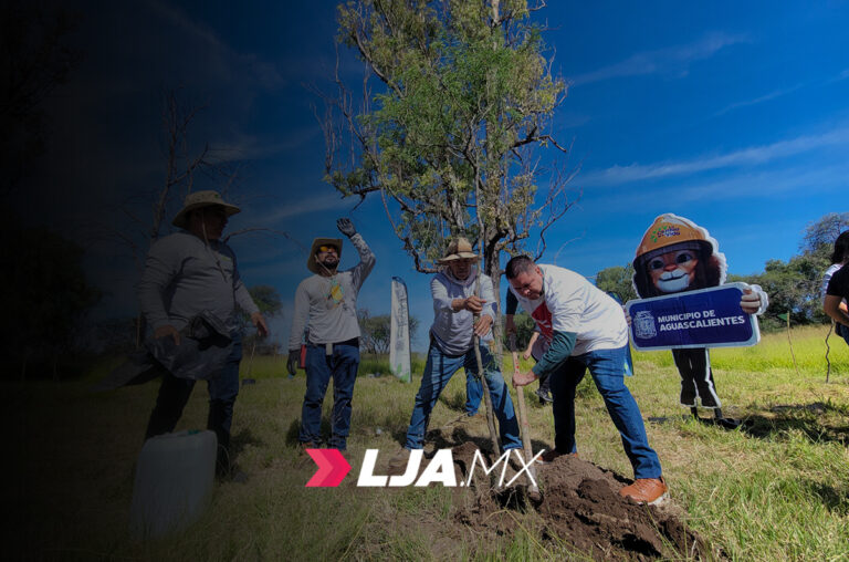 Municipio de Aguascalientes impulsa jornada de reforestación en La Pona