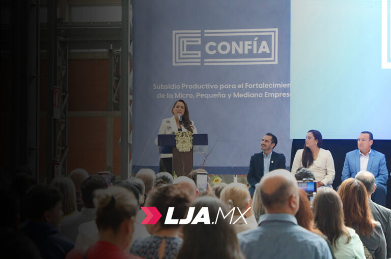 La gobernadora de Aguascalientes Teresa Jiménez anuncia apoyos de hasta 100 mil pesos para emprendedores