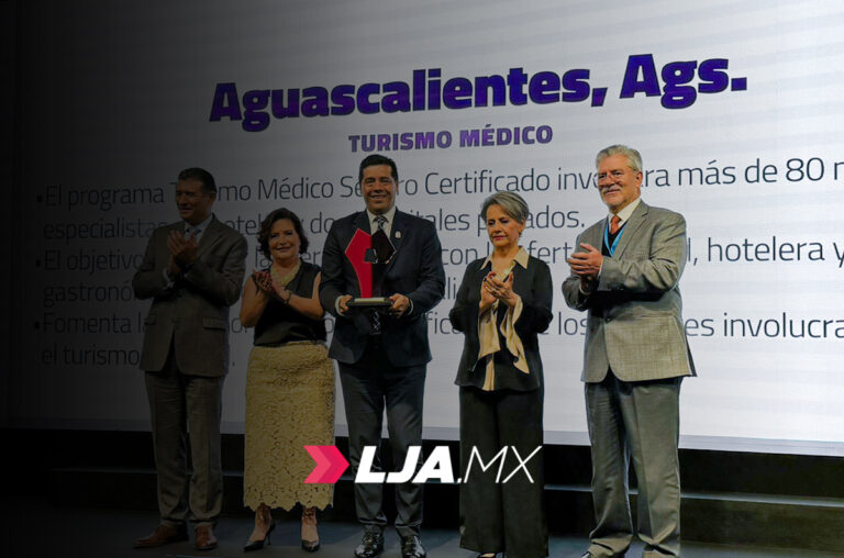 Municipio de Aguascalientes recibe reconocimiento a nivel nacional por el programa de Turismo Médico