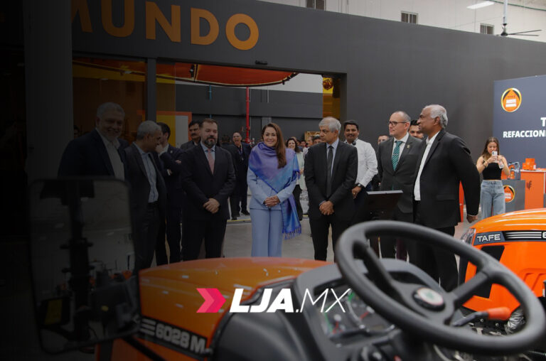 La gobernadora de Aguascalientes Teresa Jiménez inaugura planta de TAFE en Aguascalientes