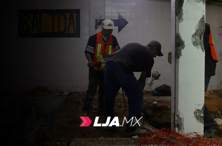 Municipio de Aguascalientes rehabilita acceso al estacionamiento del mercado Jesús Terán