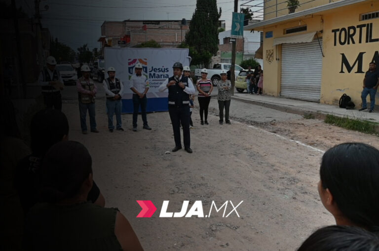 Arranca obra de rehabilitación en la colonia Los Arroyitos en Jesús María
