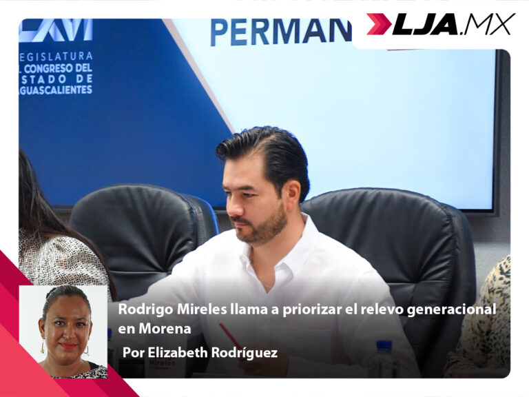 Rodrigo Mireles llama a priorizar el relevo generacional en Morena