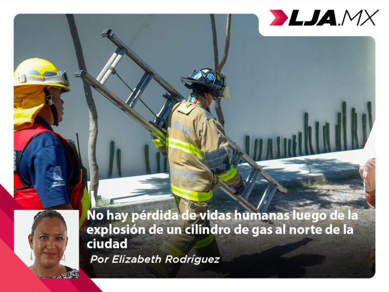 No hay pérdida de vidas humanas luego de la explosión de un cilindro de gas al norte de la ciudad de Aguascalientes
