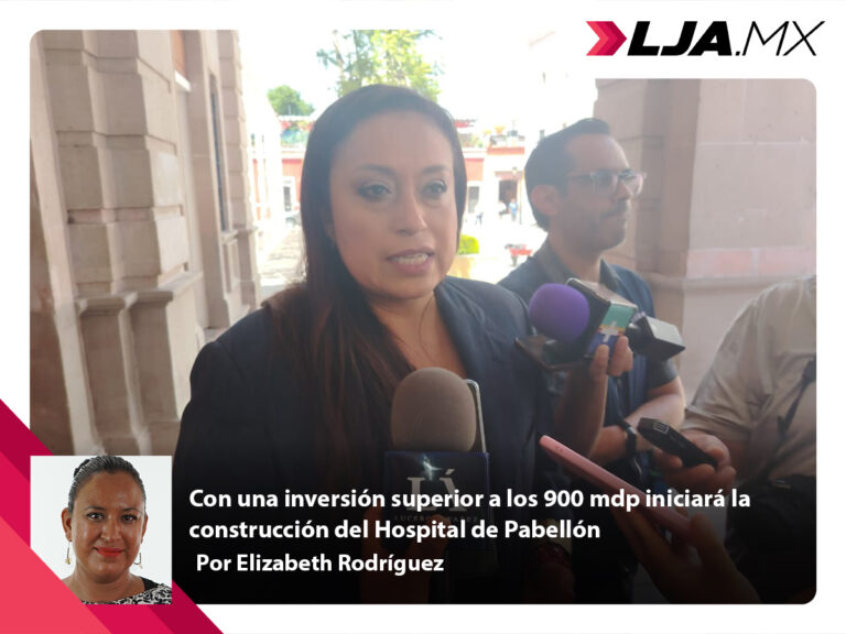 Con una inversión superior a los 900 mdp iniciará la construcción del Hospital de Pabellón
