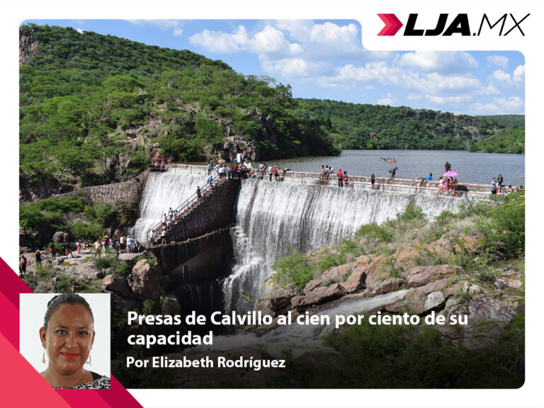 Presas de Calvillo al cien por ciento de su capacidad
