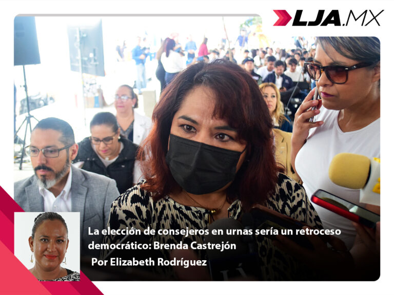 La elección de consejeros en urnas sería un retroceso democrático: Brenda Castrejón