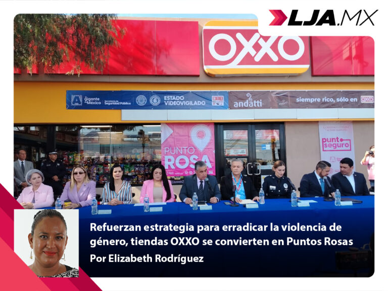 Refuerzan estrategia para erradicar la violencia de género, tiendas OXXO se convierten en Puntos Rosas en Aguascalientes