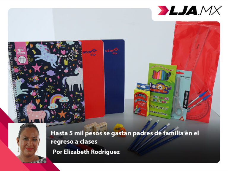 Hasta 5 mil pesos se gastan padres de familia en el regreso a clases en Aguascalientes
