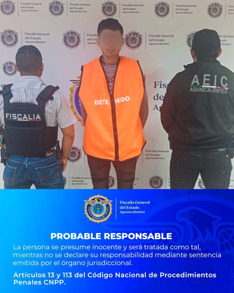 “El Calaco” enfrentará proceso por homicidio y tentativa de homicidio en Aguascalientes