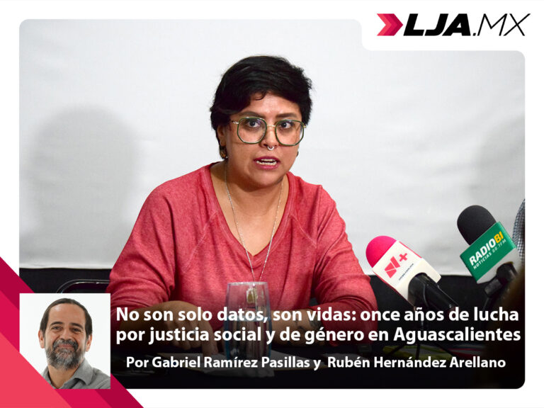 No son solo datos, son vidas: once años de lucha por justicia social y de género en Aguascalientes