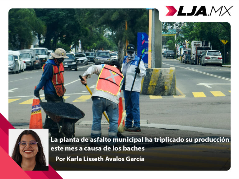 La planta de asfalto municipal ha triplicado su producción este mes a causa de los baches en Aguascalientes