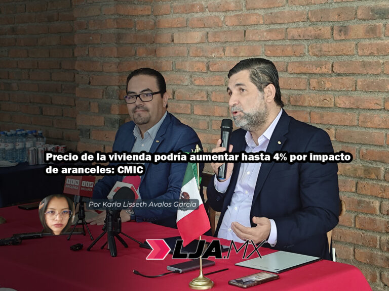 Precio de la vivienda podría aumentar hasta 4% por impacto de aranceles: CMIC