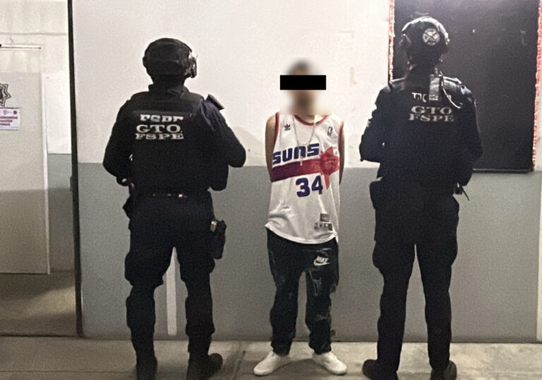 Detienen FSPE a cuatro personas; aseguran armas y presunta droga en Pénjamo, Guanajuato como parte de la estrategia CONFIA