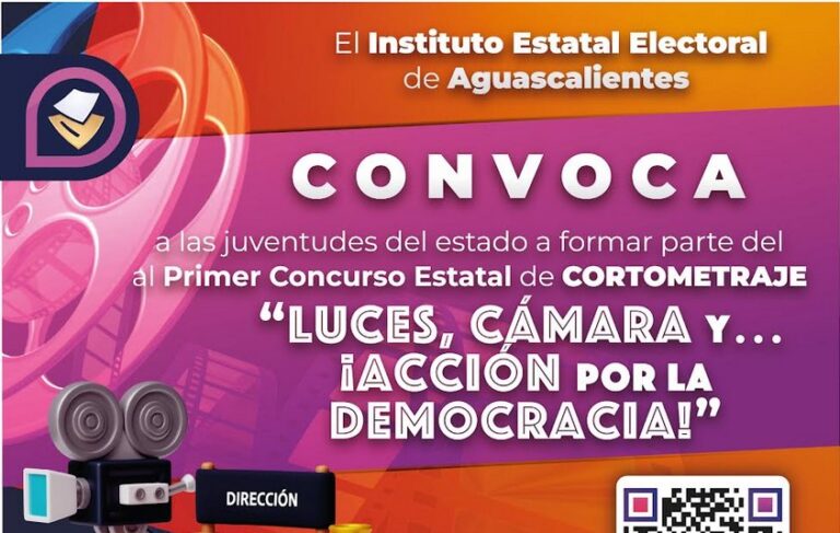 Convoca IEE a primer concurso de cortometrajes por la democracia