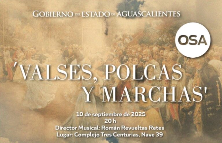 El vals regresa al salón: la OSA se viste de gala con valses, polcas y marchas  en Aguascalientes
