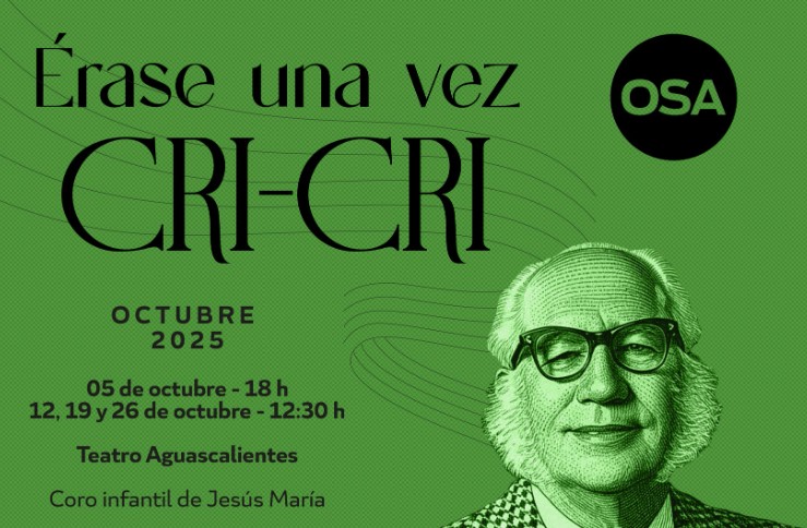Revive los clásicos de Cri-Cri con la Orquesta Sinfónica Aguascalientes
