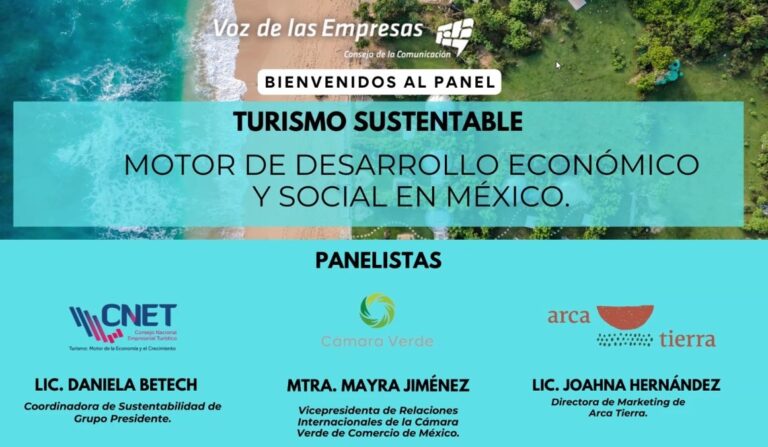 Expertas dialogan sobre el papel del turismo sustentable como motor de desarrollo en México