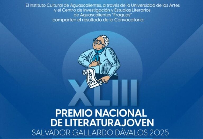 Adrián Cabrera Rodríguez obtiene el XLIII Premio Nacional de Literatura Joven Salvador Gallardo