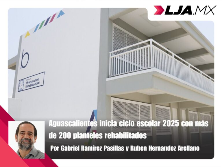 Aguascalientes inicia ciclo escolar 2025 con más de 200 planteles rehabilitados