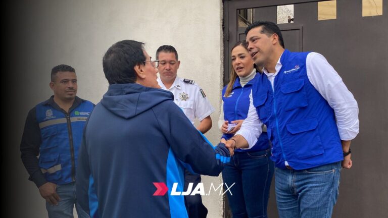 El alcalde visita Fovissste Ojocaliente II 