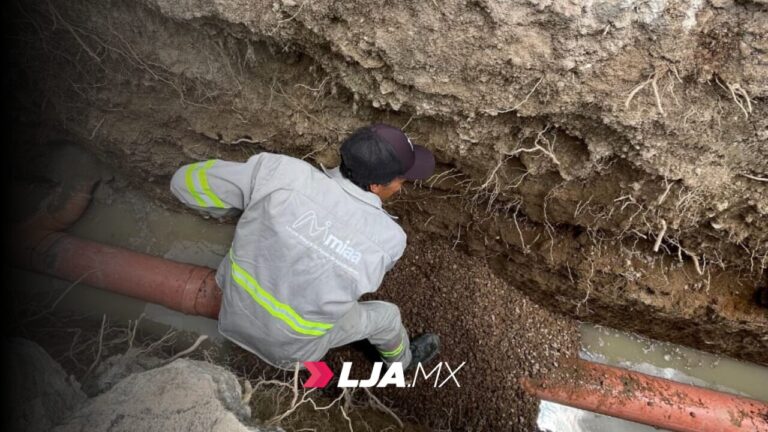 MIAA trabaja en el alcantarillado sanitario de Canteras de San Javier 