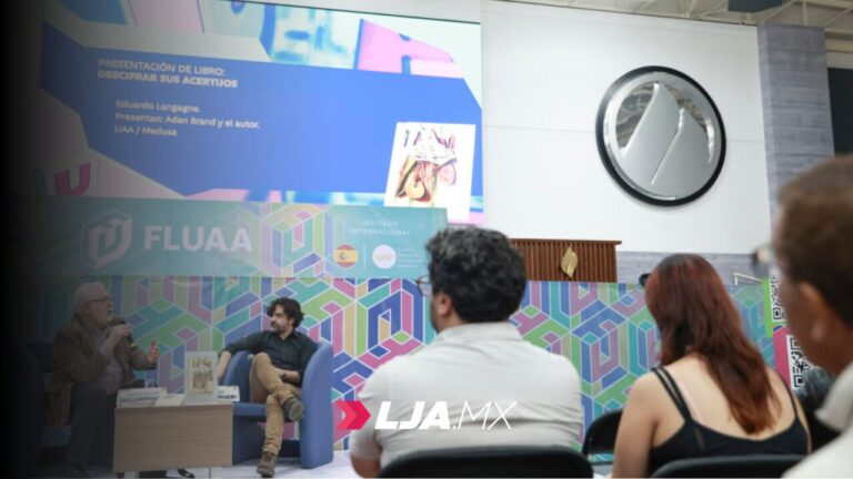 Eduardo Langagne comparte su poesía en la XXVII Feria del Libro de la UAA