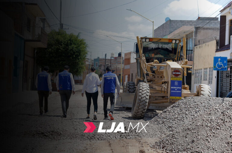 Alcalde de Aguascalientes Leonardo Montañez impulsa mejora de vialidades en El Riego y El Llanito