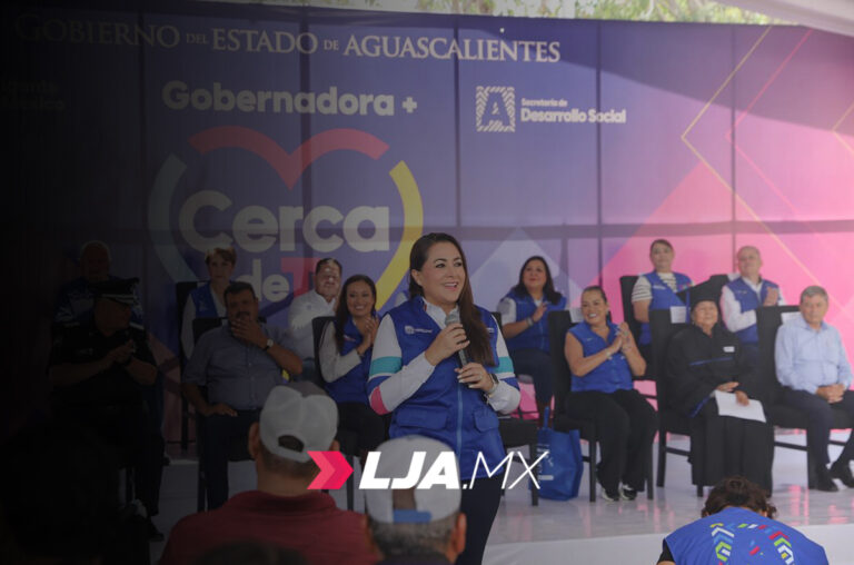 Gobernadora de Aguascalientes más cerca de Ti en Pabellón de Arteaga