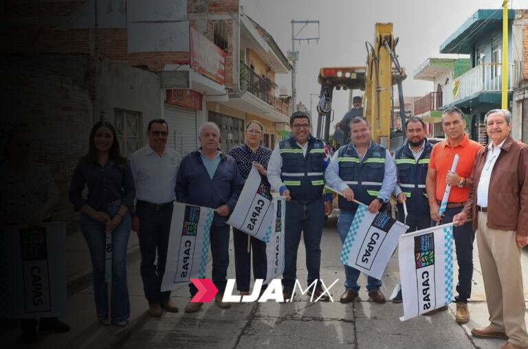 Arranca rehabilitación de red de agua potable y alcantarillado en Jesús María