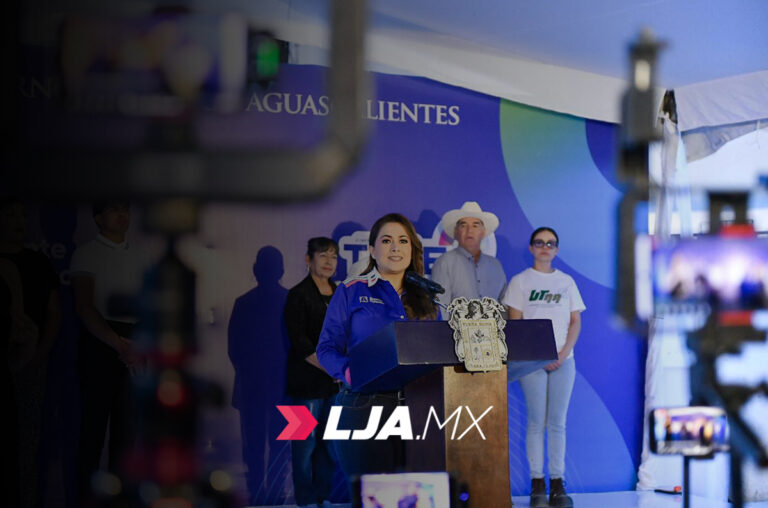 Gobernadora de Aguascalientes Teresa Jiménez presenta avances y acciones en beneficio de Rincón de Romos y Cosío