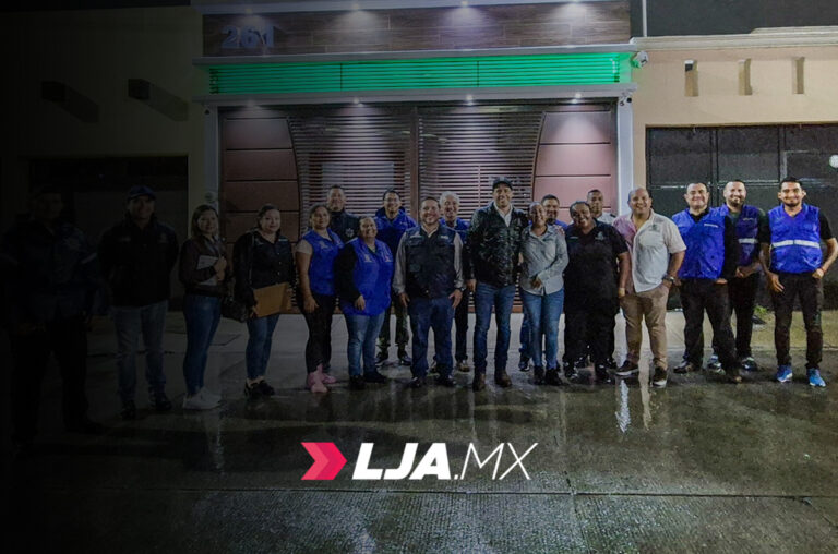 Leonardo Montañez visitó el fraccionamiento La Casita en Aguascalientes