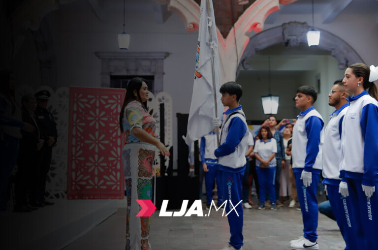 Aurora Jiménez abandera a deportistas que representarán a Aguascalientes en la Paralimpiada Nacional CONADE 2025