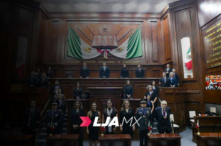 Congreso del Estado de Aguascalientes reconoce la labor de la Policía Estatal
