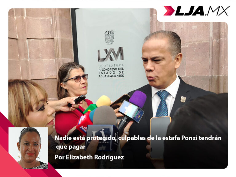 Nadie está protegido, culpables de la estafa Ponzi tendrán que pagar