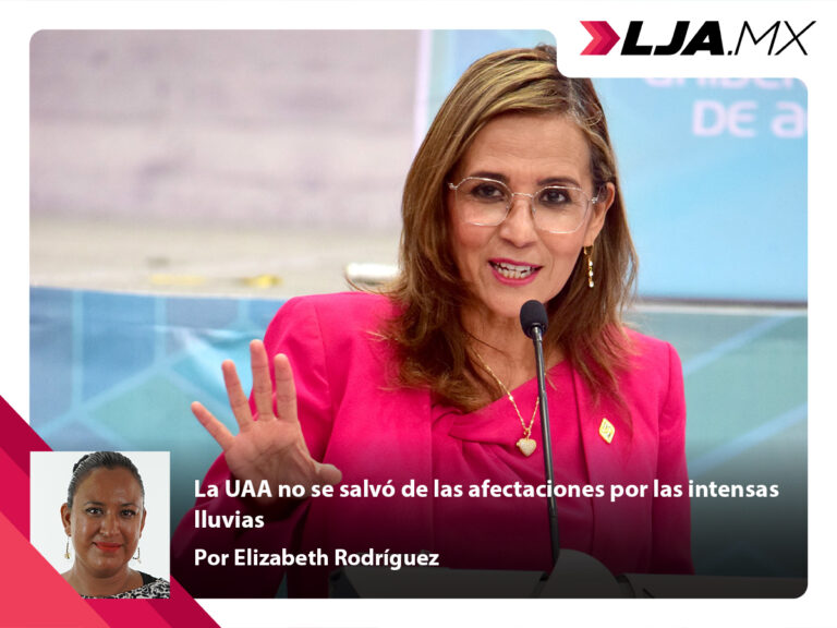 La UAA no se salvó de las afectaciones por las intensas lluvias