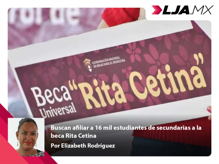 Buscan afiliar a 16 mil estudiantes de secundarias a la beca Rita Cetina en Aguascalientes