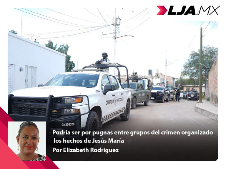 Podría ser por pugnas entre grupos del crimen organizado los hechos de Jesús María