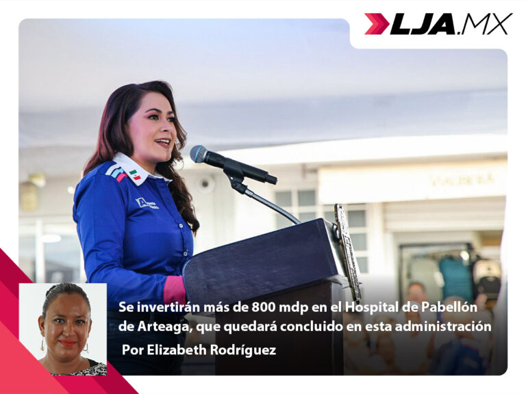 Se invertirán más de 800 mdp en el Hospital de Pabellón de Arteaga, que quedará concluido en esta administración
