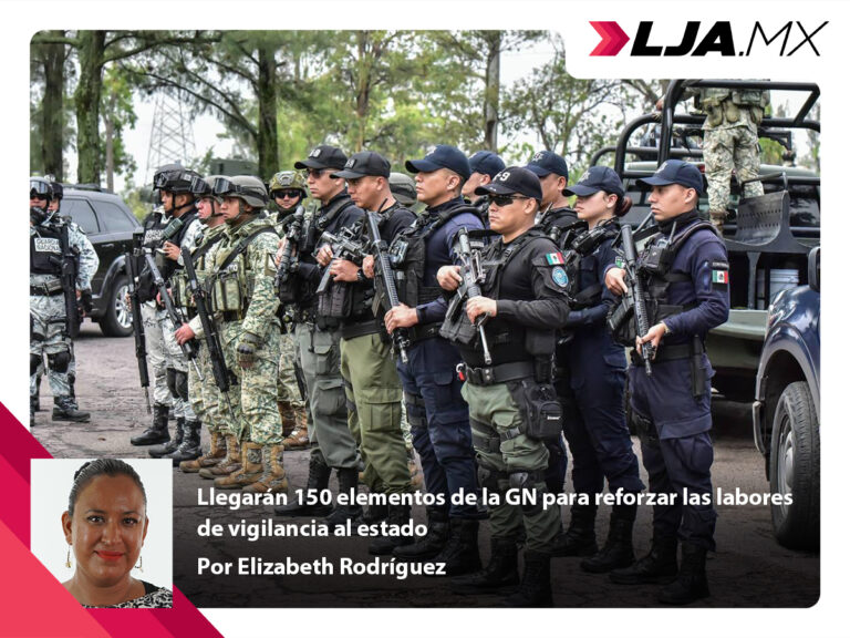 Llegarán 150 elementos de la Guardia Nacional para reforzar las labores de vigilancia al estado de Aguascalientes