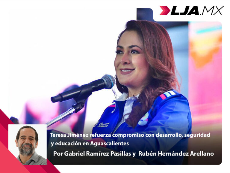 La gobernadora Teresa Jiménez refuerza compromiso con desarrollo, seguridad y educación en Aguascalientes