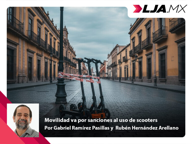 Movilidad va por sanciones al uso de scooters en Aguascalientes