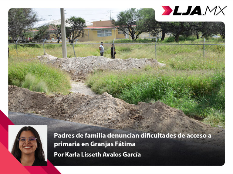 Padres de familia denuncian dificultades de acceso a primaria en Granjas Fátima en Aguascalientes