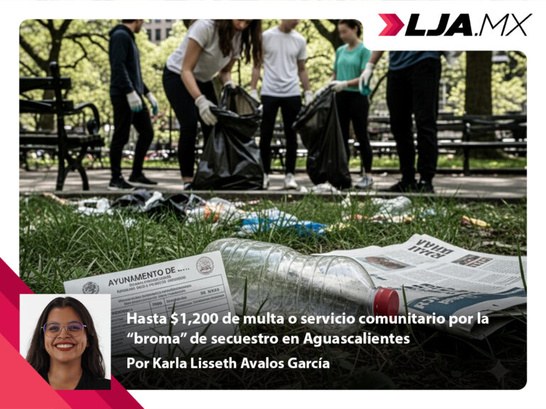 Hasta $1,200 de multa o servicio comunitario por la “broma” de secuestro en Aguascalientes