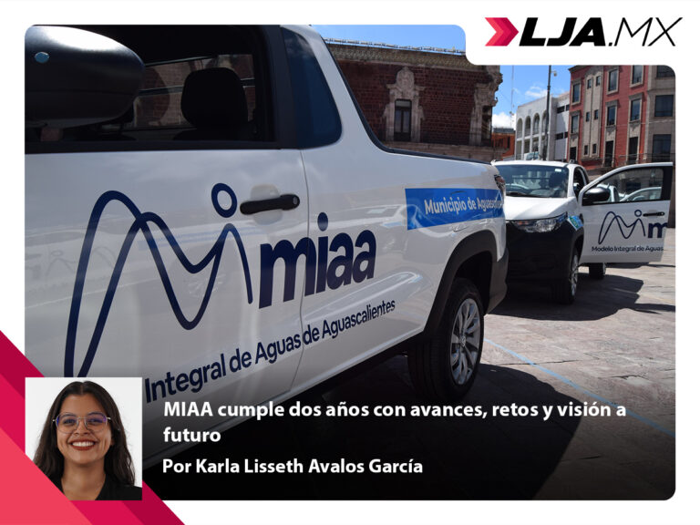 MIAA cumple dos años con avances, retos y visión a futuro en Aguascalientes
